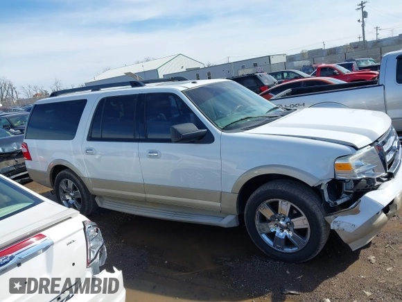 2010 Ford Expedition EL Eddie Bauer with VIN 1FMJK1J5XAEB45027, listed as a IAAI auction lot 41864617 with 125,944 mi miles. Bid and sale history available at carsss.com. Image 13.