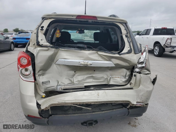 2013 Chevrolet Equinox LT with VIN 2GNALDEK1D6196175, listed as a Copart auction lot 51517225 with 145,300 mi miles and Salvage Title. Bid and sale history available at carsss.com. Image 6.