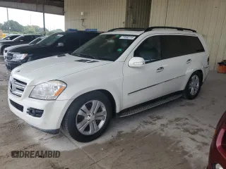 2008 Mercedes-Benz GL-Class 4.6L with VIN 4JGBF71E58A347092, listed as a Copart auction lot 77030114 with 116,549 mi miles and Salvage Title. Bid and sale history available at carsss.com. Image 1.