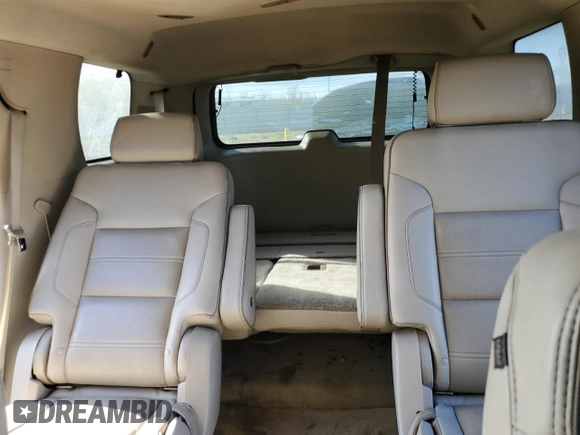 2015 GMC Yukon Denali with VIN 1GKS2CKJ9FR727818, listed as a Copart auction lot 50410655 with 0 mi miles and Salvage Title. Bid and sale history available at carsss.com. Image 10.