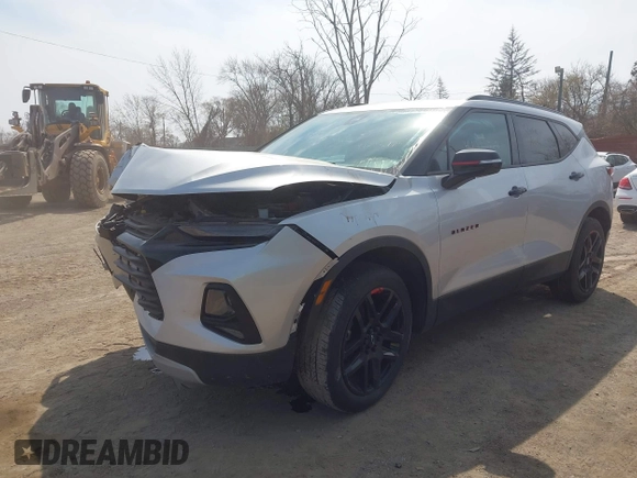 2021 Chevrolet Blazer LT with VIN 3GNKBCRS7MS519979, listed as a IAAI auction lot 42138100 with 73,025 mi miles and . Bid and sale history available at DreamBid. Image 2.