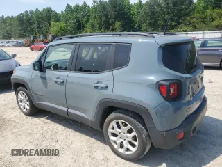 2018 Jeep Renegade Latitude with VIN ZACCJABB9JPJ37963, listed as a Copart auction lot 57336675 with 212,668 mi miles and Clean title. Bid and sale history available at DreamBid. Image 2.