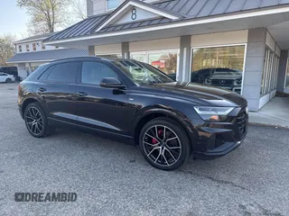 2019 Audi Q8 Premium Plus with VIN WA1EVAF16KD031014, listed as a IAAI auction lot 42193903 with 116,056 mi miles and . Bid and sale history available at DreamBid. Image 1.