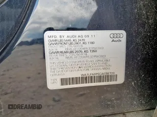 2012 Audi Q5 Premium Plus with VIN WA1LFAFP5CA038709, listed as a Copart auction lot 62660795 with 120,798 mi miles and Clean title. Bid and sale history available at DreamBid. Image 13.