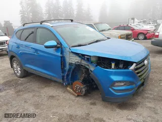 2016 Hyundai Tucson SE with VIN KM8J3CA43GU119562, listed as a IAAI auction lot 40950899 with 100,020 mi miles. Bid and sale history available at carsss.com. Image 1.