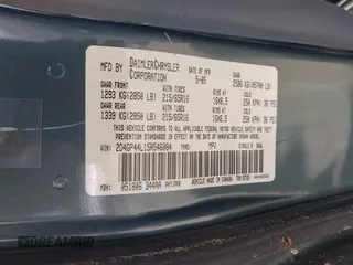 2005 Dodge Caravan SXT z VIN 2D4GP44L15R546084, wystawiony jako IAAI lot #42286166 z przebiegiem 252 631 mil mil oraz . Historia ofert i sprzedaży dostępna na DreamBid. Obrazek 9.