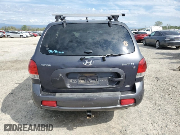 2005 Hyundai Santa Fe GLS with VIN KM8SC73D25U868391, listed as a Copart auction lot 50810045 with 119,074 mi miles and Salvage Title. Bid and sale history available at carsss.com. Image 6.