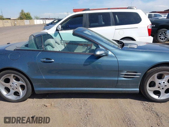 2005 Mercedes-Benz SL 500 with VIN WDBSK75F95F106944, listed as a IAAI auction lot 41970698 with 123,881 mi miles and . Bid and sale history available at DreamBid. Image 13.