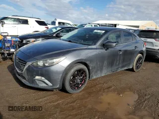 2014 Mazda 3 i Grand Touring with VIN JM1BM1W79E1167403, listed as a Copart auction lot 43077905 with 120,796 mi miles and Salvage Title. Bid and sale history available at carsss.com. Image 1.