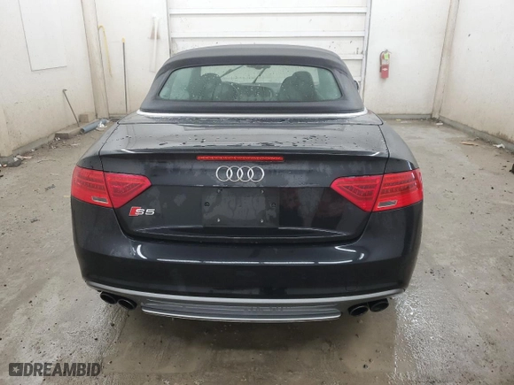 2013 Audi S5 Premium Plus with VIN WAUCGAFH7DN017346, listed as a Copart auction lot 85787924 with 119,684 mi miles and Salvage Title. Bid and sale history available at carsss.com. Image 6.