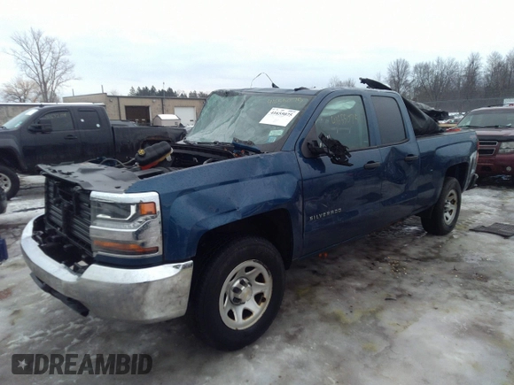 2017 Chevrolet Silverado 1500 Work Truck with VIN 1GCVKNEH7HZ265081, listed as a IAAI auction lot 41655075 with 144,207 mi miles. Bid and sale history available at carsss.com. Image 17.