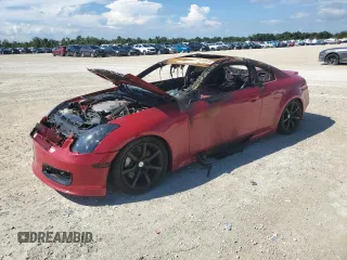 2006 Infiniti G35 Coupe with VIN JNKCV54E86M709129, listed as a Copart auction lot 71313874 with 0 mi miles and Non Repairable. Bid and sale history available at carsss.com. Image 1.