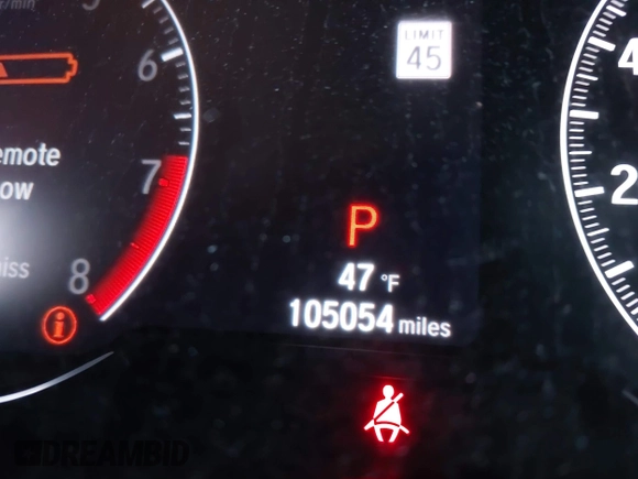2019 Honda Accord EX-L with VIN 1HGCV2F54KA019825, listed as a IAAI auction lot 41208998 with 105,054 mi miles and . Bid and sale history available at DreamBid. Image 15.