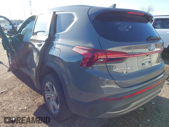 2023 Hyundai Santa Fe SE with VIN 5NMS14AJ6PH658047, listed as a IAAI auction lot 41096029 with 16,808 mi miles. Bid and sale history available at carsss.com. Image 3.