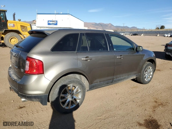 2013 Ford Edge SEL with VIN 2FMDK4JCXDBE18819, listed as a Copart auction lot 48616425 with 222,205 mi miles and Salvage Title. Bid and sale history available at carsss.com. Image 3.