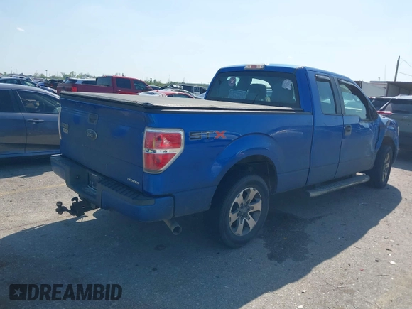 2013 Ford F-150 XL with VIN 1FTFX1CF1DFA73442, listed as a IAAI auction lot 41858345 with 127,993 mi miles. Bid and sale history available at carsss.com. Image 4.