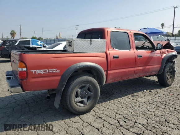 2002 Toyota Tacoma PreRunner with VIN 5TEGN92N82Z061712, listed as a Copart auction lot 62583225 with 262,222 mi miles and Clean title. Bid and sale history available at DreamBid. Image 3.