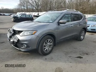 2015 Nissan Rogue SL with VIN 5N1AT2MV3FC914694, listed as a Copart auction lot 50676605 with 131,466 mi miles and Salvage Title. Bid and sale history available at carsss.com. Image 1.