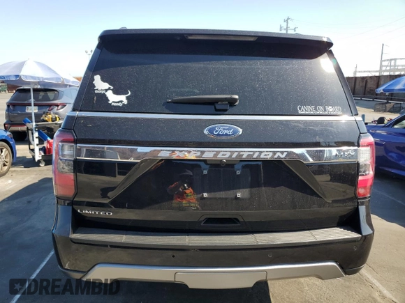 2021 Ford Expedition Max Limited with VIN 1FMJK2AT5MEA63053, listed as a Copart auction lot 60145835 with 39,783 mi miles and Salvage title. Bid and sale history available at DreamBid. Image 6.