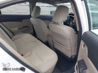 2015 Honda Civic Sedan LX with VIN 19XFB2F53FE298532, listed as a IAAI auction lot 41814872 with 132,189 mi miles. Bid and sale history available at carsss.com. Image 8.
