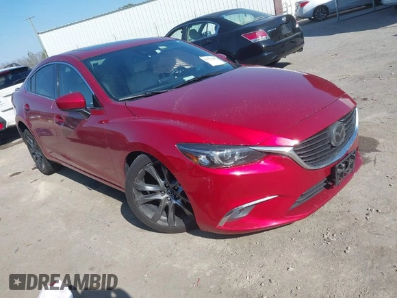 2017 Mazda 6 Grand Touring with VIN JM1GL1X57H1100857, listed as a IAAI auction lot 41773377 with 80,193 mi miles. Bid and sale history available at carsss.com. Image 1.