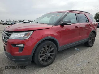 2018 Ford Explorer XLT with VIN 1FM5K8D83JGC94481, listed as a Copart auction lot 53166645 with 60,043 mi miles and Salvage Title. Bid and sale history available at carsss.com. Image 1.