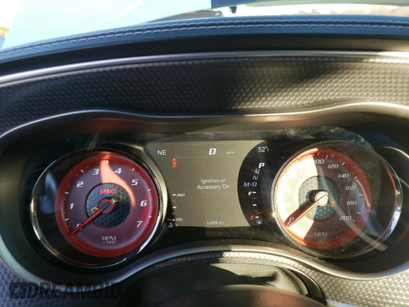 2023 Dodge Charger SRT Hellcat Redeye Widebody with VIN 2C3CDXL92PH630519, listed as a Copart auction lot 83360544 with 12,389 mi miles and Salvage Title. Bid and sale history available at DreamBid. Image 9.
