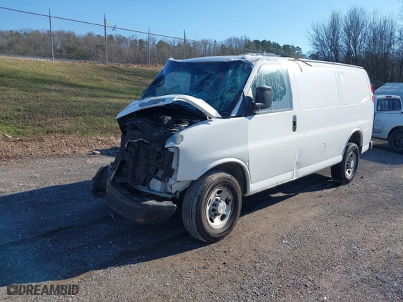 2009 Chevrolet Express Cargo Van with VIN 1GCGG25CX91122980, listed as a IAAI auction lot 41214471 with 1 mi miles. Bid and sale history available at carsss.com. Image 19.