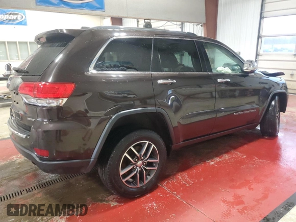 2017 Jeep Grand Cherokee Limited with VIN 1C4RJFBG1HC641024, listed as a Copart auction lot 52885535 with 106,044 mi miles and Salvage Title. Bid and sale history available at carsss.com. Image 3.