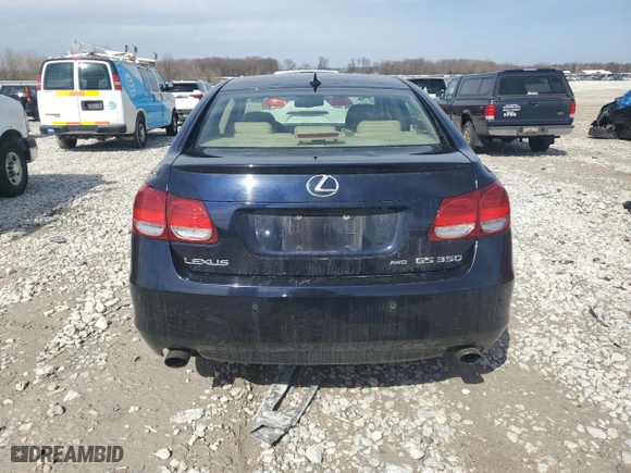 2008 Lexus GS 350 with VIN JTHCE96S880020244, listed as a Copart auction lot 50140615 with 197,696 mi miles and Clean Title. Bid and sale history available at carsss.com. Image 6.