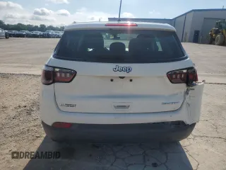 2018 Jeep Compass Sport с VIN 3C4NJCAB3JT123431, выставлен на аукционе Copart как лот 58603935 с пробегом 128 109 миль миль и Списание • Salvage title. История ставок и продаж доступна на DreamBid. Изображение 6.