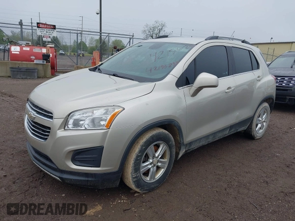 2016 Chevrolet Trax LT with VIN 3GNCJLSB6GL133148, listed as a IAAI auction lot 42196293 with Not Provided miles and . Bid and sale history available at DreamBid. Image 2.