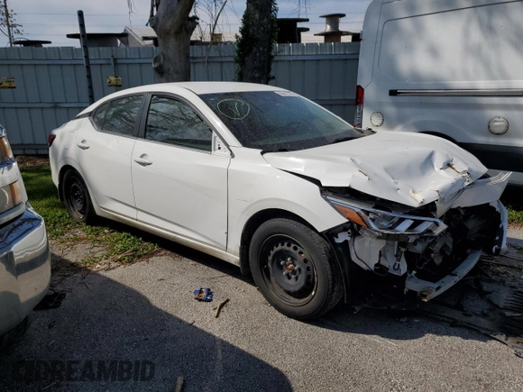 2021 Nissan Sentra S z VIN 3N1AB8BV2MY226738, wystawiony jako Copart lot #50047545 z przebiegiem Nie podano mil oraz Szkoda całkowita • Salvage title. Historia ofert i sprzedaży dostępna na DreamBid. Obrazek 4.