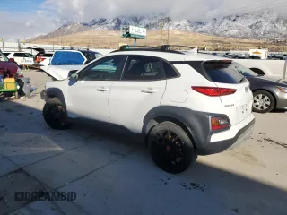 2021 Hyundai Kona Night Edition with VIN KM8K6CA54MU680756, listed as a Copart auction lot 87264254 with 45,906 mi miles and Salvage Title. Bid and sale history available at DreamBid. Image 2.