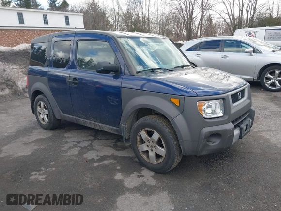 2003 Honda Element EX with VIN 5J6YH28573L045411, listed as a IAAI auction lot 41738268 with 84,077 mi miles and . Bid and sale history available at DreamBid. Image 1.