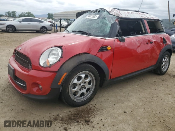 2013 MINI Hardtop with VIN WMWSU3C52DT544684, listed as a Copart auction lot 54421835 with 85,993 mi miles and Salvage Title. Bid and sale history available at DreamBid. Image 1.