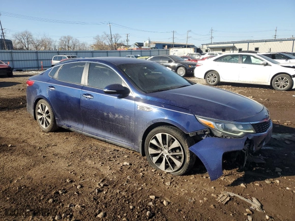 2019 Kia Optima LX with VIN 5XXGT4L36KG353783, listed as a Copart auction lot 49107125 with 76,674 mi miles and Salvage Title. Bid and sale history available at carsss.com. Image 4.