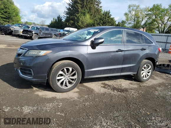 2016 Acura RDX Technology with VIN 5J8TB3H5XGL000509, listed as a Copart auction lot 54939205 with 197,746 mi miles and Salvage title. Bid and sale history available at DreamBid. Image 1.