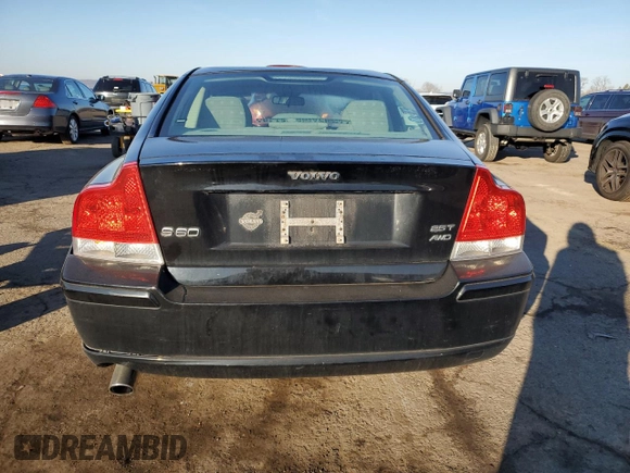 2006 Volvo S60 2.5T with VIN YV1RH592462551637, listed as a Copart auction lot 48795315 with 169,073 mi miles and Salvage Title. Bid and sale history available at carsss.com. Image 6.