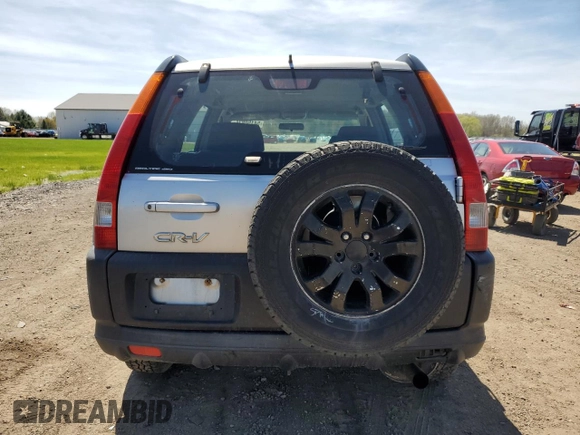 2004 Honda CR-V LX with VIN JHLRD78444C056316, listed as a Copart auction lot 54150875 with 196,940 mi miles and Salvage Title. Bid and sale history available at carsss.com. Image 6.