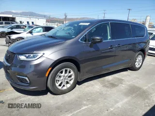 2023 Chrysler Pacifica Touring L with VIN 2C4RC1BG1PR529200, listed as a Copart auction lot 63492615 with 74,579 mi miles and Non repairable. Bid and sale history available at DreamBid. Image 1.