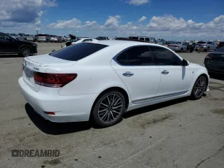 2015 Lexus LS 460 with VIN JTHBL5EF0F5136665, listed as a Copart auction lot 56854765 with 73,875 mi miles and Salvage title. Bid and sale history available at DreamBid. Image 3.