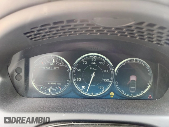 2015 Jaguar XJ Portfolio with VIN SAJWA2GZ7F8V82990, listed as a Copart auction lot 63325535 with 113,892 mi miles and Salvage title. Bid and sale history available at DreamBid. Image 9.