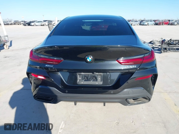 2023 BMW 8 Series 840i with VIN WBAGV4C08PCL51151, listed as a IAAI auction lot 41744313 with 30,457 mi miles. Bid and sale history available at carsss.com. Image 17.