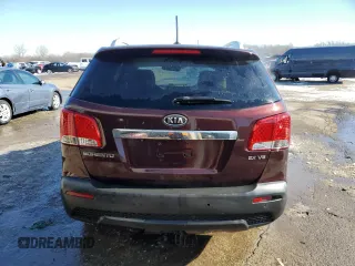 2011 Kia Sorento EX with VIN 5XYKU4A2XBG047828, listed as a Copart auction lot 46066405 with 187,962 mi miles and Salvage Title. Bid and sale history available at carsss.com. Image 6.