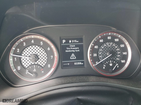 2019 Hyundai Veloster 2.0 with VIN KMHTG6AF1KU017704, listed as a Copart auction lot 48437745 with 83,358 mi miles and Salvage Title. Bid and sale history available at carsss.com. Image 9.