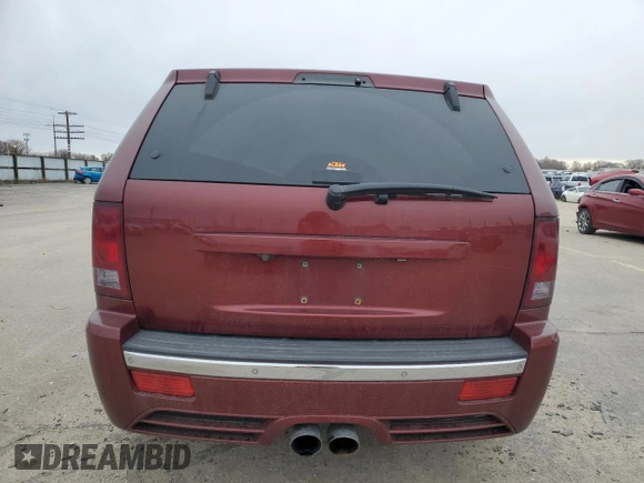 2008 Jeep Grand Cherokee SRT-8 with VIN 1J8HR78348C162460, listed as a Copart auction lot 43966375 with 94,444 mi miles and Salvage Title. Bid and sale history available at carsss.com. Image 6.