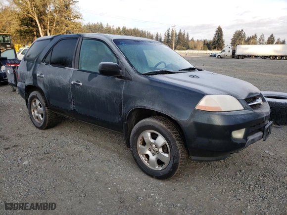 2003 Acura MDX with VIN 2HNYD18213H538638, listed as a Copart auction lot 43255015 with 152,176 mi miles and Clean Title. Bid and sale history available at carsss.com. Image 4.