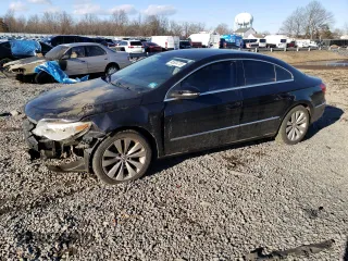 2011 Volkswagen CC Sport with VIN WVWMN7AN8BE707973, listed as a Copart auction lot 45524715 with 120,444 mi miles and Salvage Title. Bid and sale history available at carsss.com. Image 1.