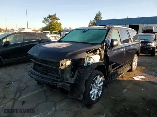 2021 Chevrolet Suburban High Country with VIN 1GNSKGKL4MR288794, listed as a Copart auction lot 76578114 with 129,775 mi miles and Salvage Title. Bid and sale history available at carsss.com. Image 12.